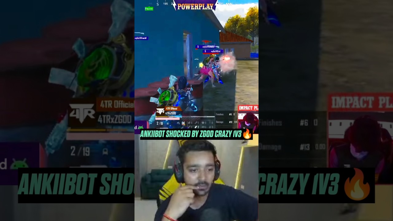 Ankiibot Shocked By Zgod Crazy 1v3🔥#ankiibot #godlike #zgod #bgms2025 #bgms #s8ulsid #s8ul