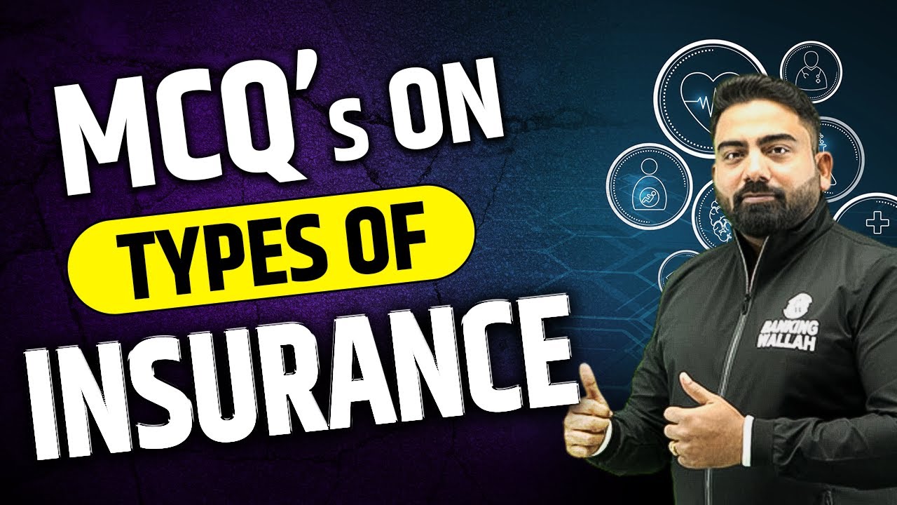 MCQs on Types of Insurance | Abhijeet Sir | Bank and Insurance Exams