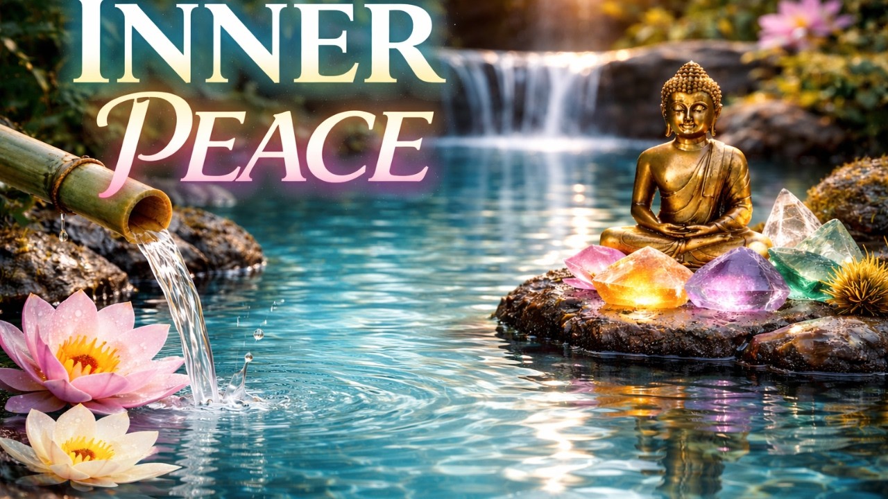 Relaxing Piano Music & Water Sounds 🌿 Instant Calm, Inner Peace & Deep Sleep