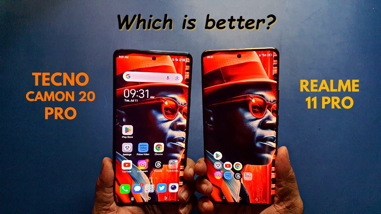 Tecno Camon 20 Pro 5G vs Realme 11 Pro 5G: Camera | Battery | Display | SpeedTest | RAM | 5G Network
