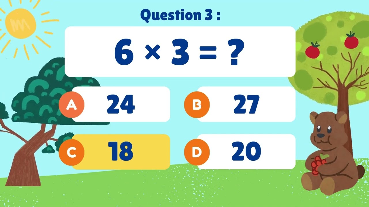 Multiplication Table Quiz Game: Learn & Play with the 6 Times Table! 🚀