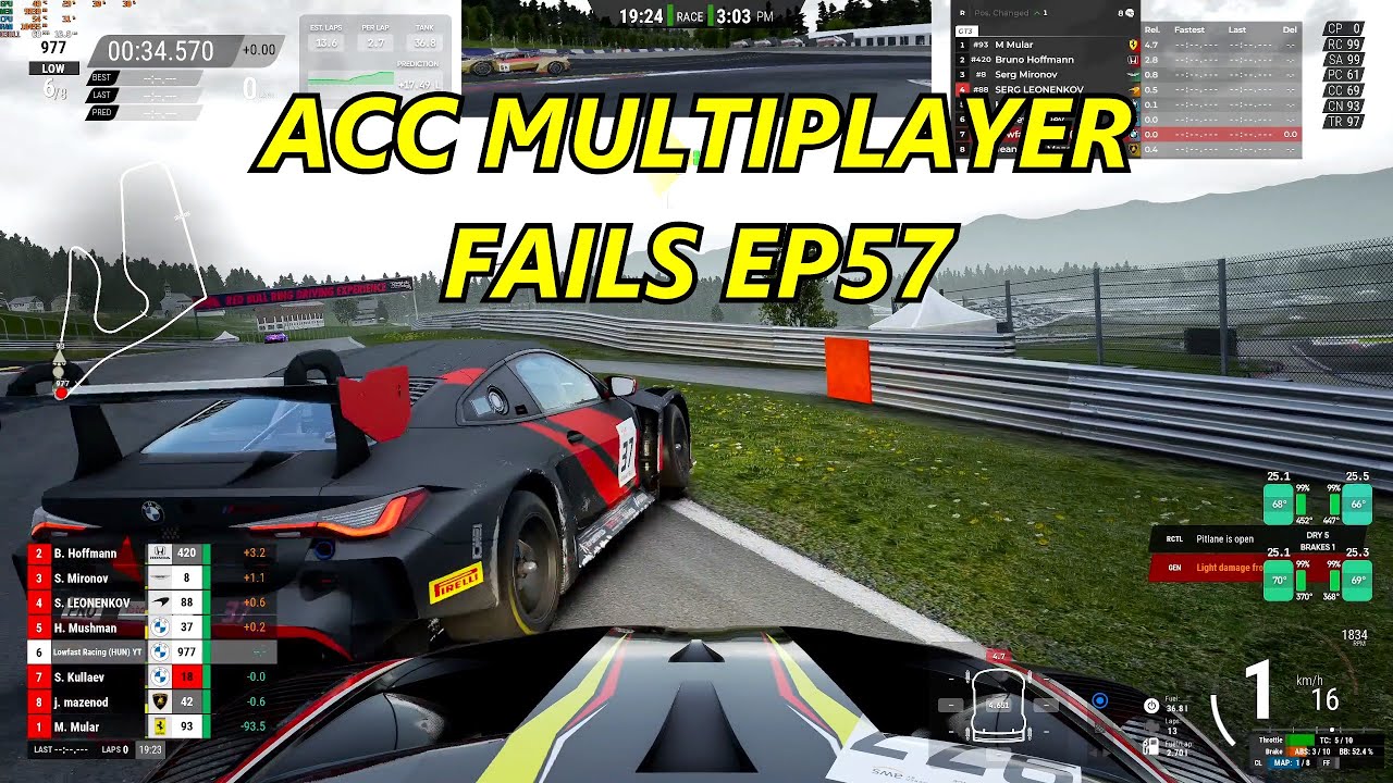 LOWlights Of ACC Multiplayer EP57 (Assetto Corsa Competizione)