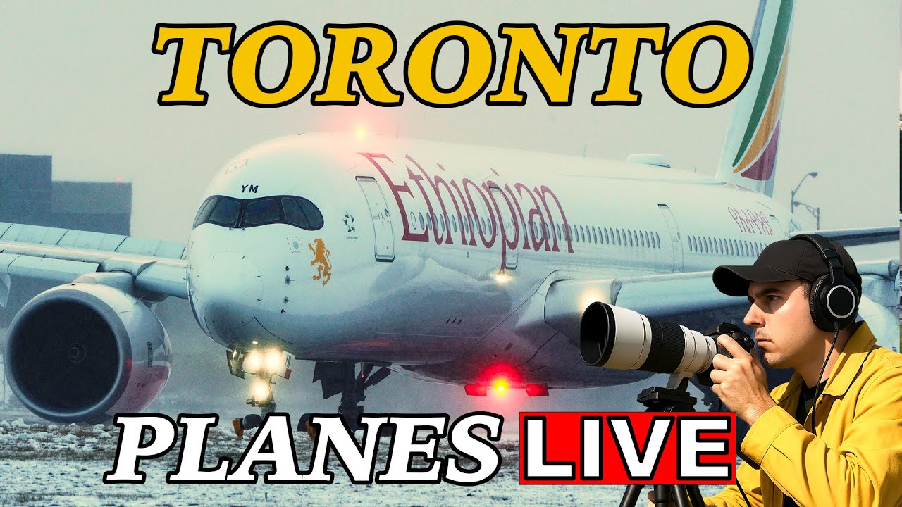 🔴 LIVE COLD Toronto Airport(YYZ)!