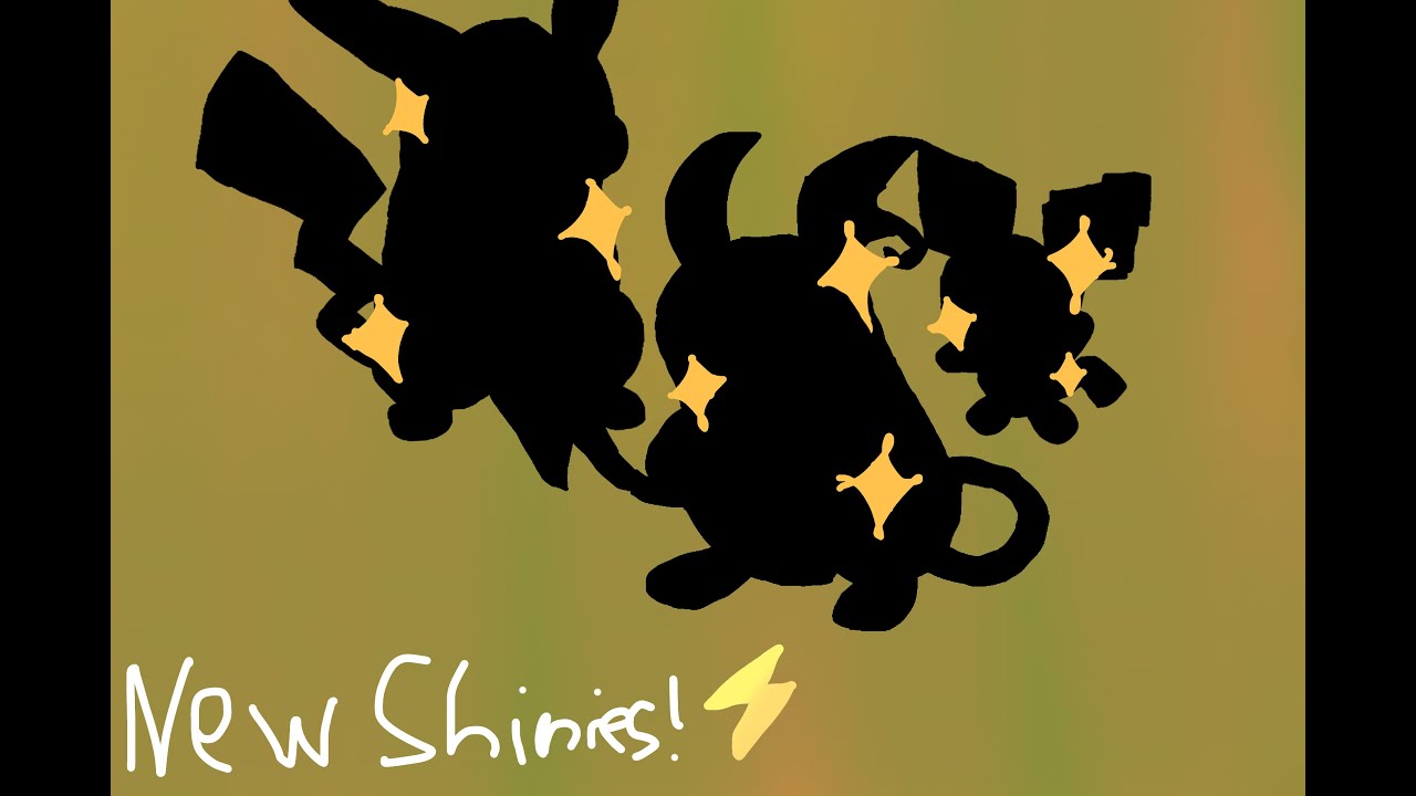 Making new Shinies For the Pikachu Line!