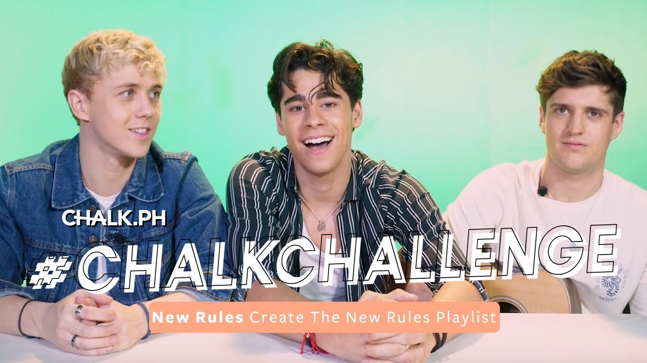 Alec, Ryan, and Nathan create the New Rules Playlist | #ChalkChallenge