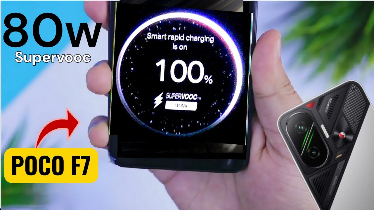 Тест скорости зарядки POCO F7 80 Вт realme Supervooc 🔥🔥🔥 #pocof7