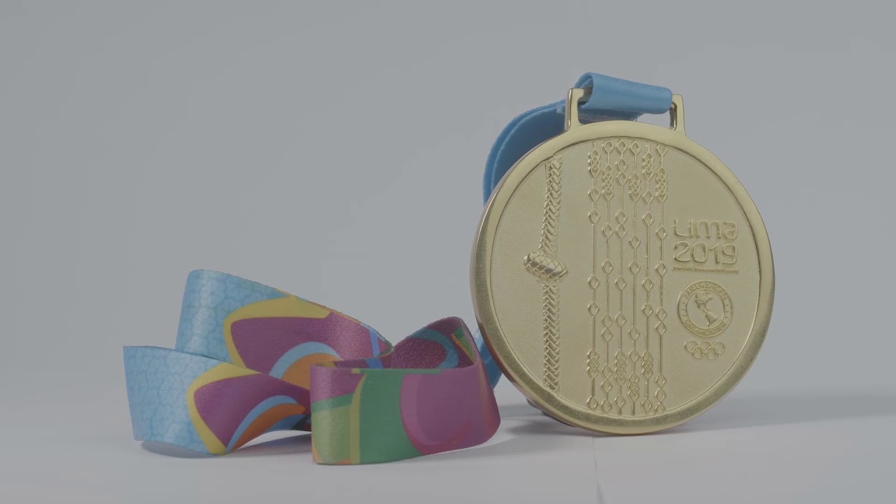 Fabricación de las medallas para los Juegos Olímpicos Lima 2019