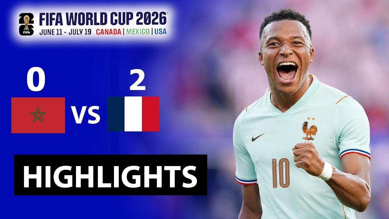 France vs Morocco 2-0 FIFA World Cup Goals Highlights 2026 | Mbapp&eacute; & Demb&eacute;l&eacute; Goals Highlights