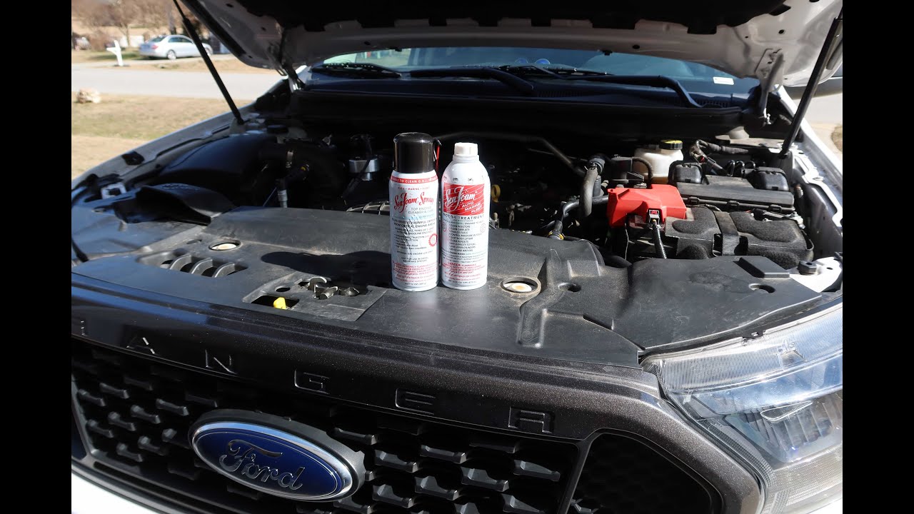 Using Seafoam to clean up a 2020 Ford Ranger intake valves and fuel system