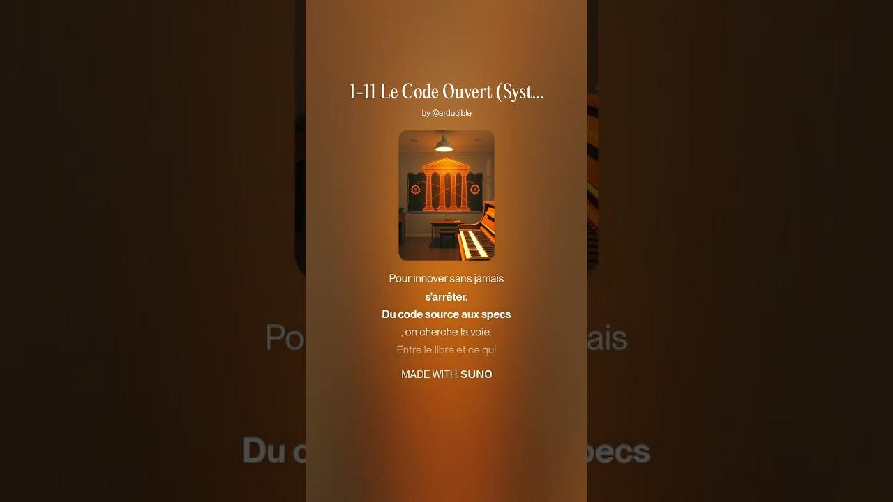 1 11 Le Code Ouvert Systèmes & Philosophie