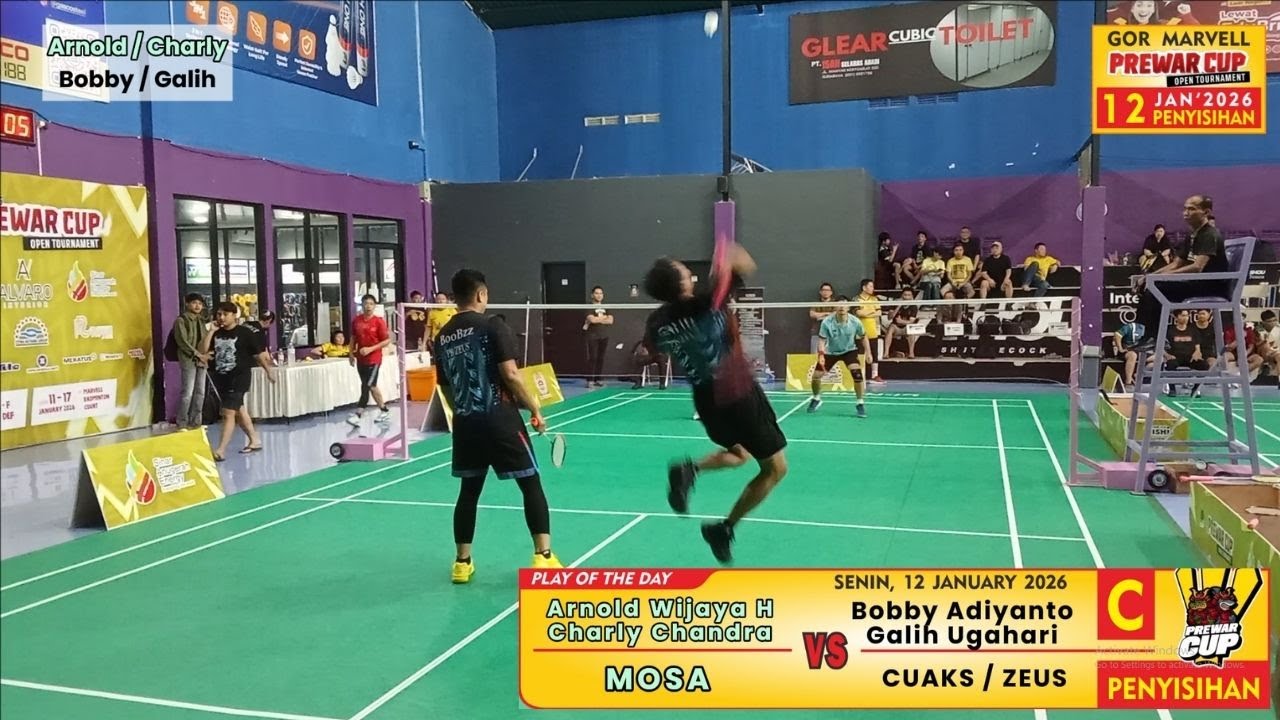 PREWAR CUP 2026 CLASS C | ARNOLD + CHARLY (MOSA) VS BOBBY ADIYANTO + GALIH UGAHARI (CUAKS/ZEUS)
