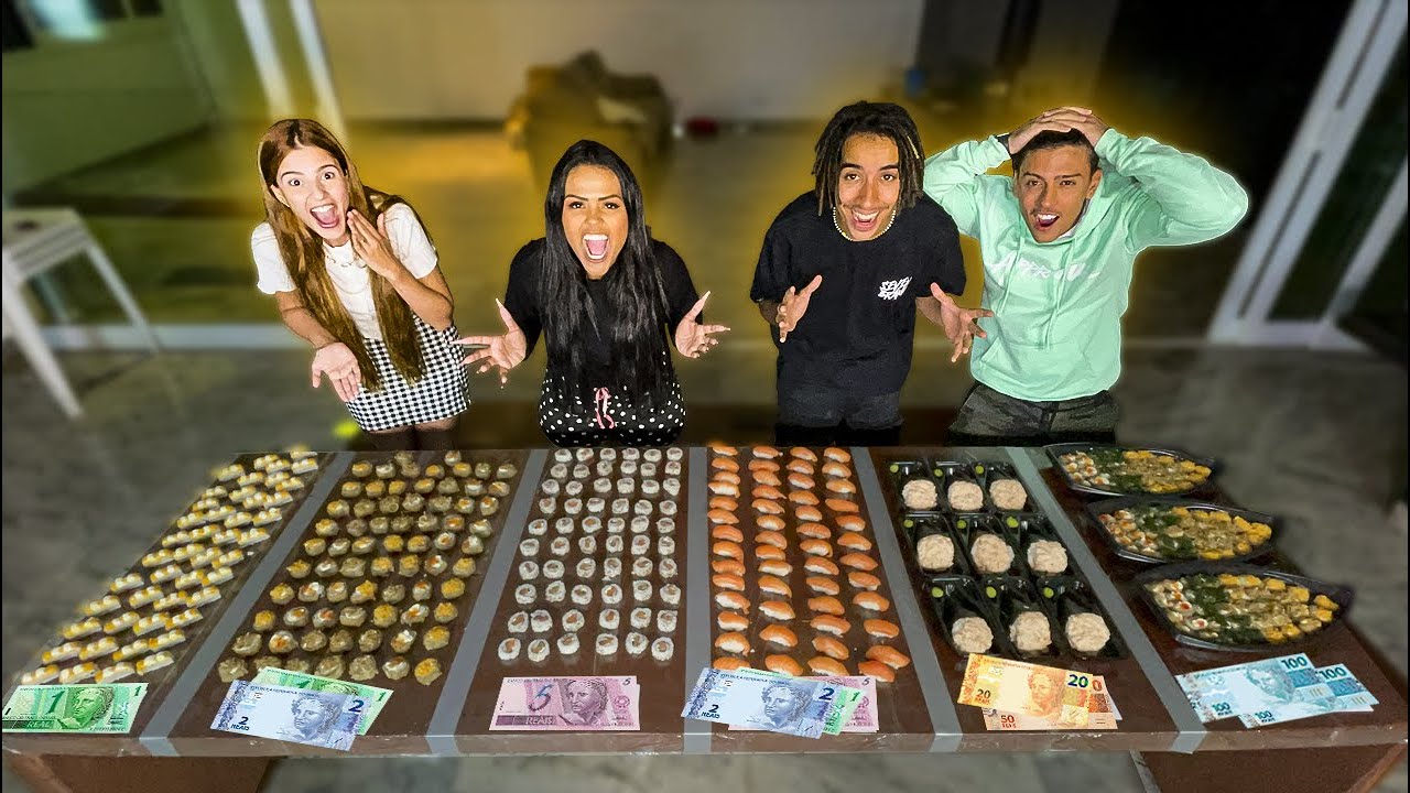 TODO SUSHI QUE VOCÊ COMER EU VOU PAGAR!!!