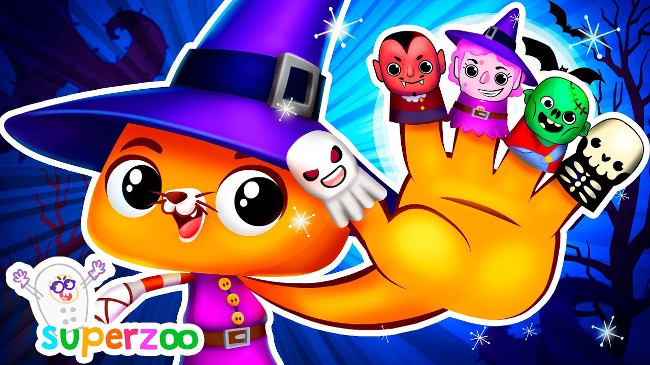 🧙🎃 🧟 Sing Família dos dedos with the Superzoo Team | Versão Halloween