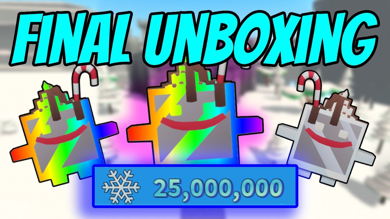 FINAL WINTER PET UNBOXING | 23 MILLION SNOWFLAKES | Giant Simulator