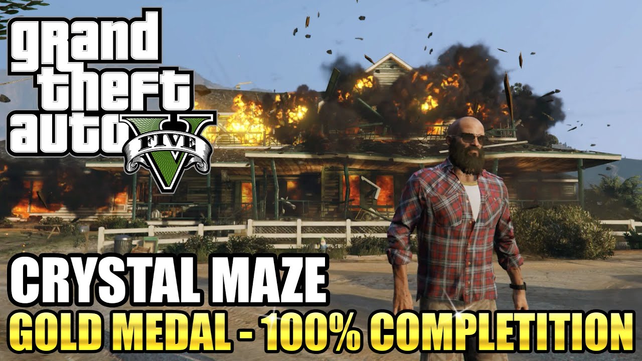 GTA 5 - Crystal Maze (Mission #17) - 100% Gold Medal Guide