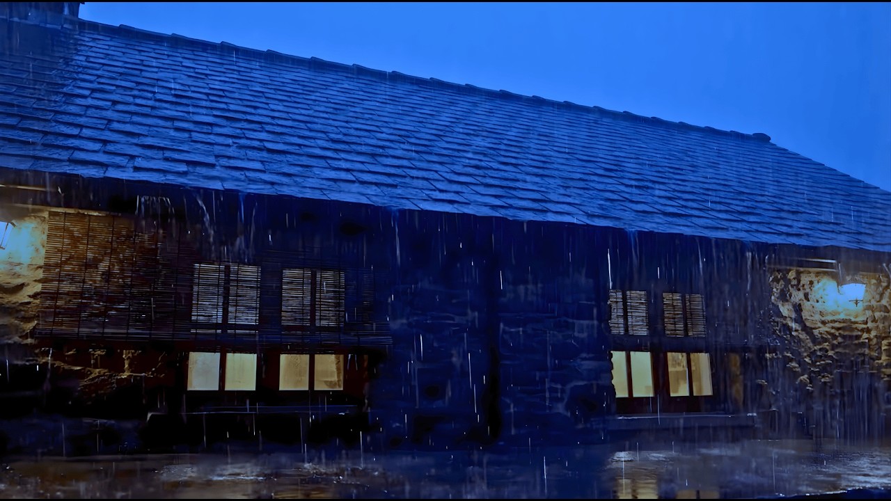 Barulho de Chuva Pesada com Trovão para Dormir Melhor Sons da Natureza à Noite | NatureWhiteNoise