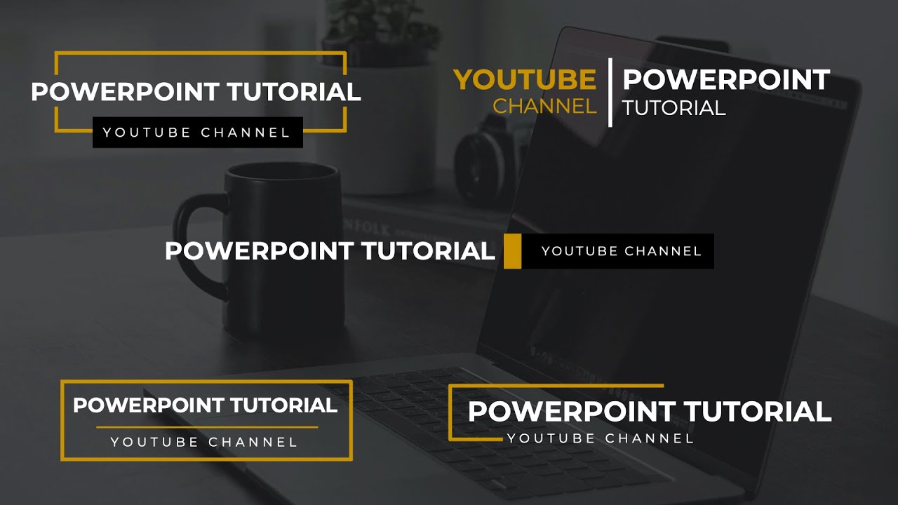 5 Examples of PowerPoint Modern and Clean Text Animation