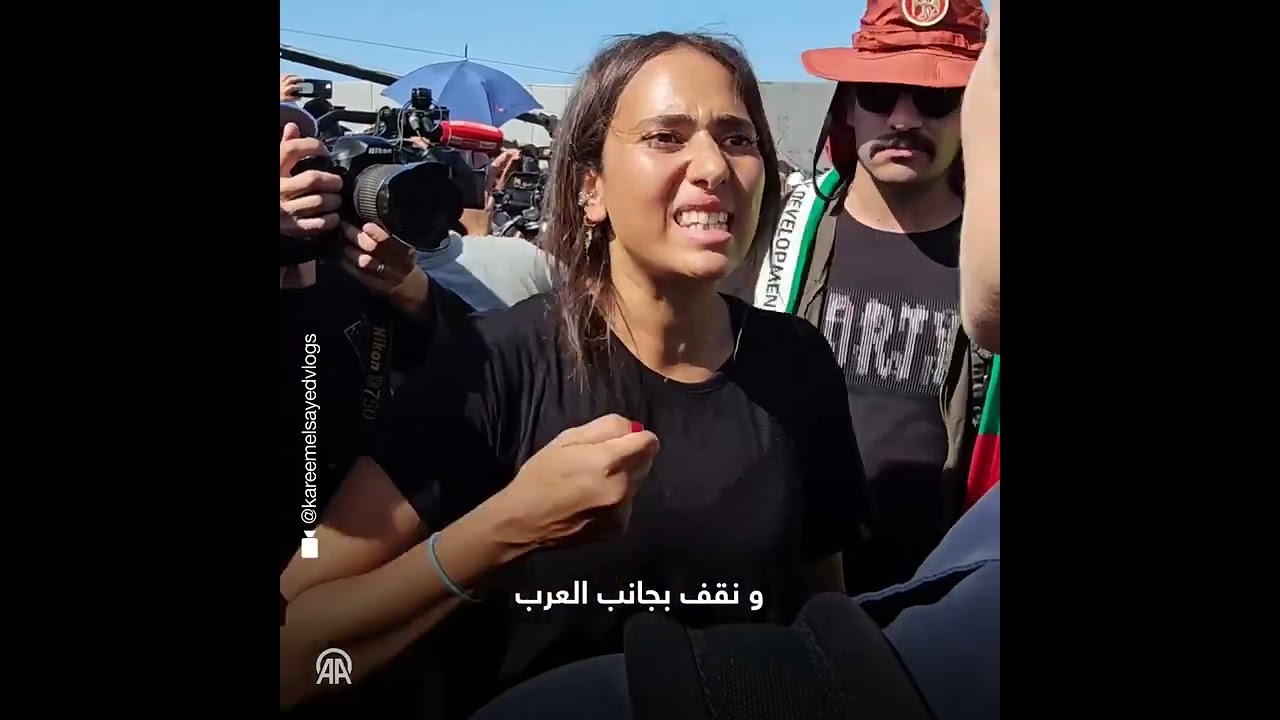الشابة المصرية رحمة زين تواجه مراسلة شبكة 