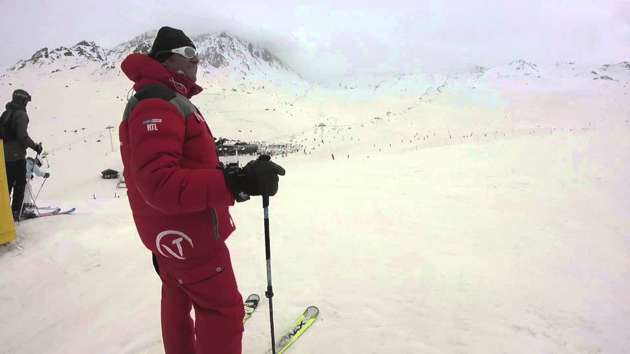 Louise and Lewis' ski lessons 2016