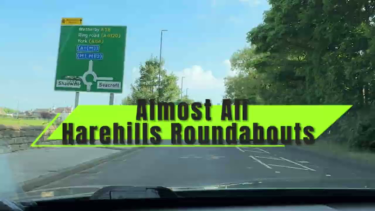 Almost all Harehills roundabouts with Pat before her test today #leeds  #roundabouts