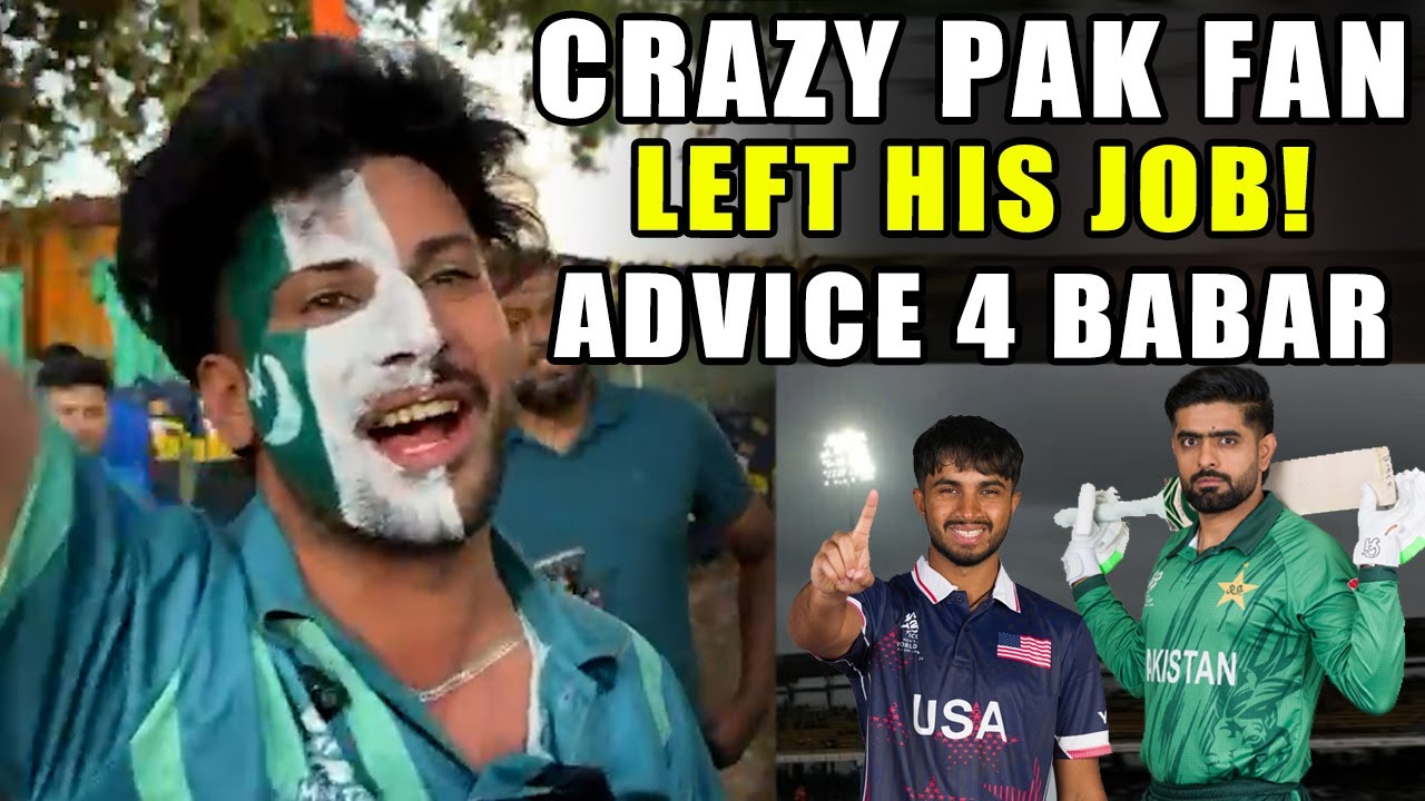 Pakistan Cricket Fan Goes Viral 🇵🇰 | Leaves Job, Travels to Colombo & Advised Babar Azam to Marry!