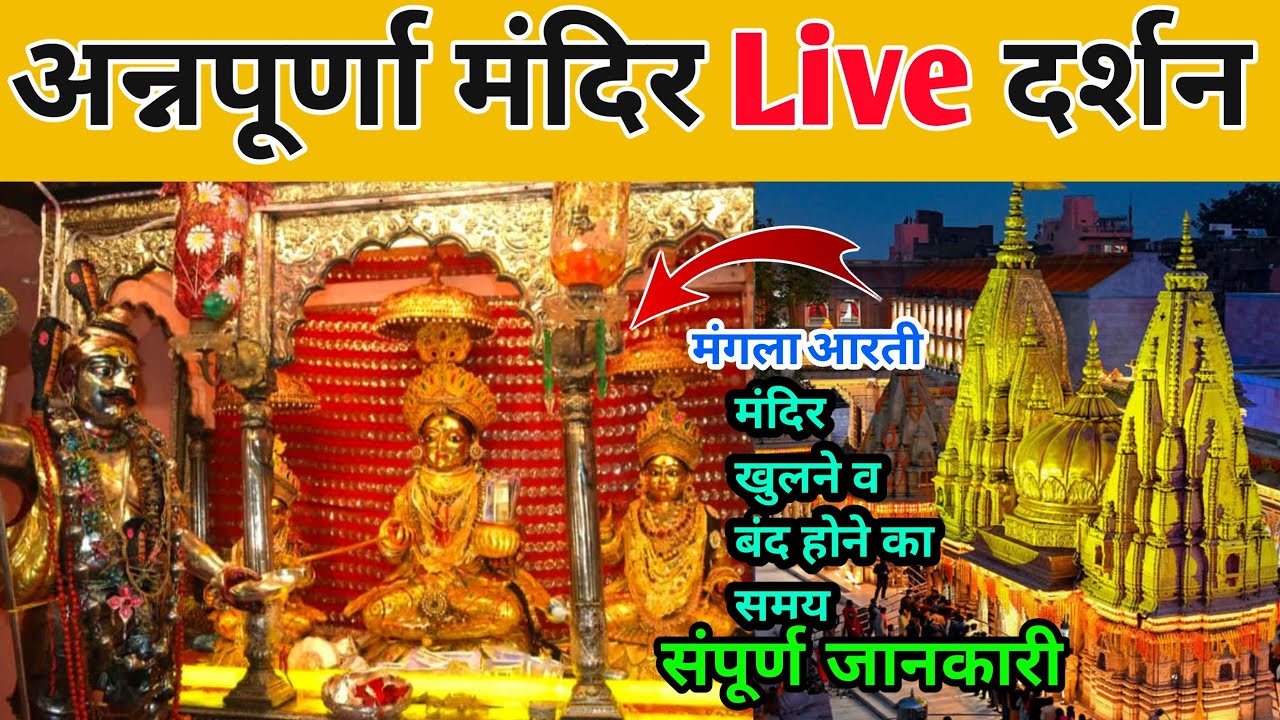 लाइव दर्शन करिए माँ अन्नपूर्णा के सभी जानकारी एक वीडियो में / Annpurna mandir Banarsh /Annpurna live