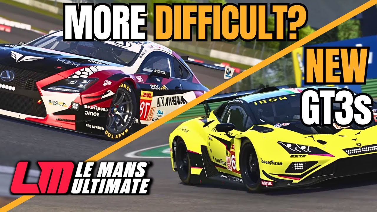 NEW Lexus and Lambo GT3 - Average Sim Racer STRUGGLING With New Tire Model - LMU June Update