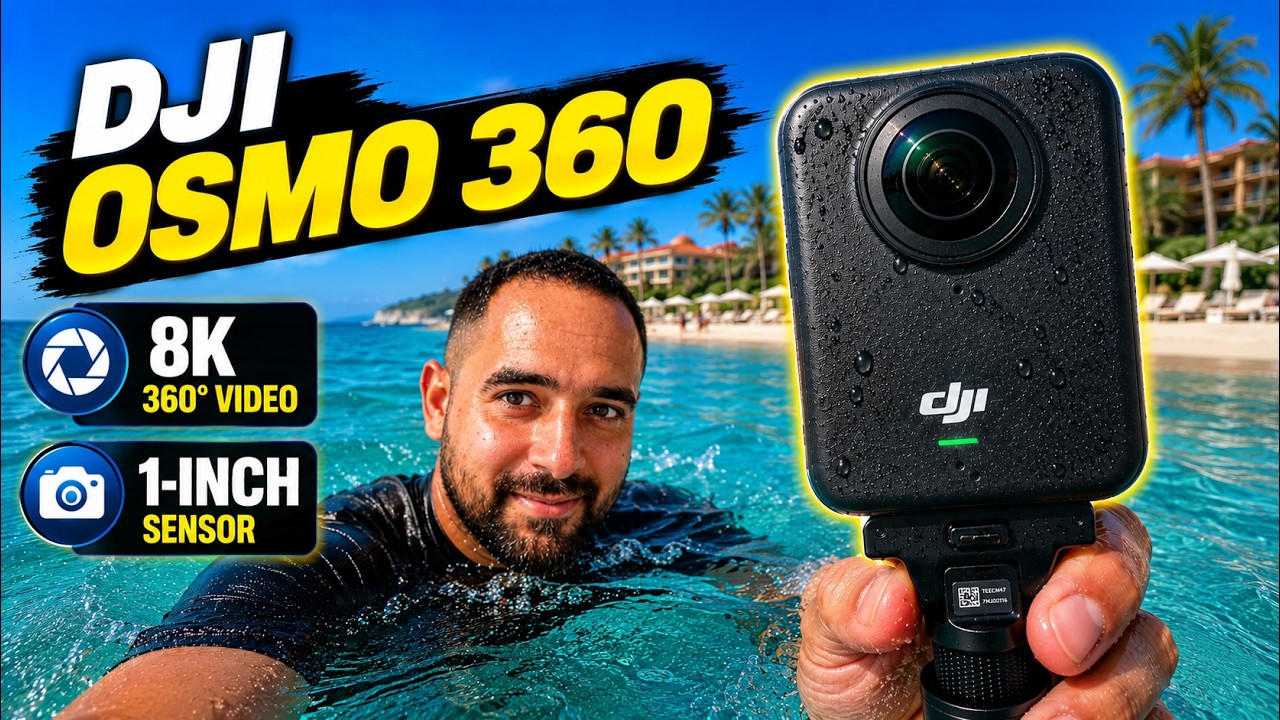 DJI Osmo 360 &mdash; лучший 360-градусный 8K-камера?