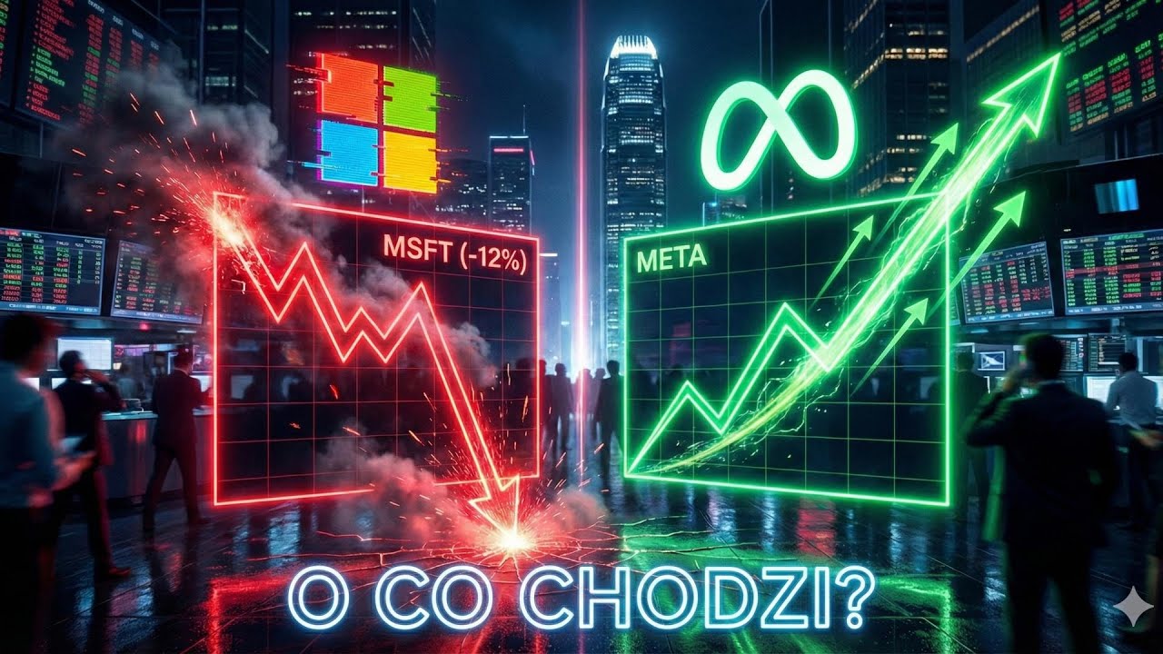 MICROSOFT Z DUŻYMI SPADKAMI! Ukryta "Pętla Finansowa" z OpenAI i Krach Software'u | Wyniki META