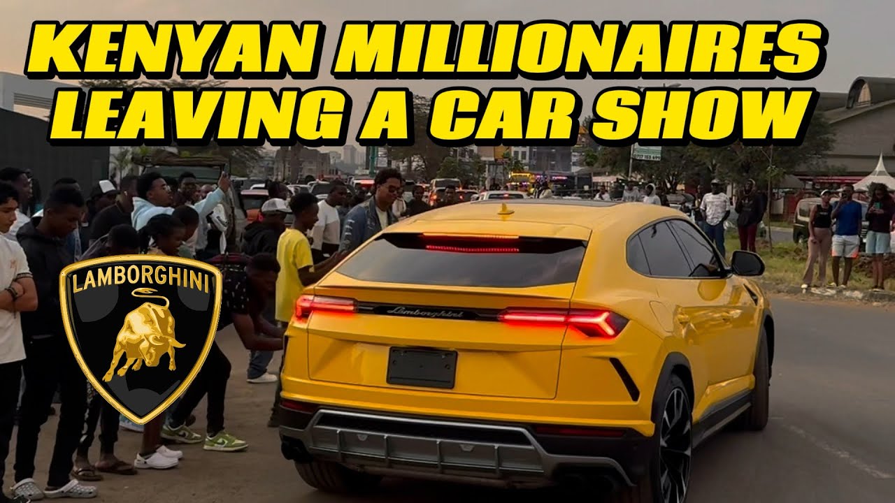 KENYAN MILLIONAIRES LEAVING A CAR SHOW🔥🇰🇪 - Tuner Fest 2024