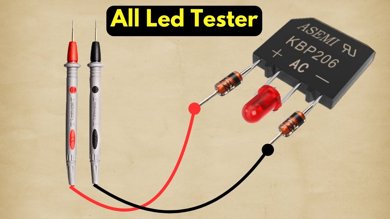 Auto Volt Led Tester | Test Any Led 220v To 1.5v | Universal Led Tester