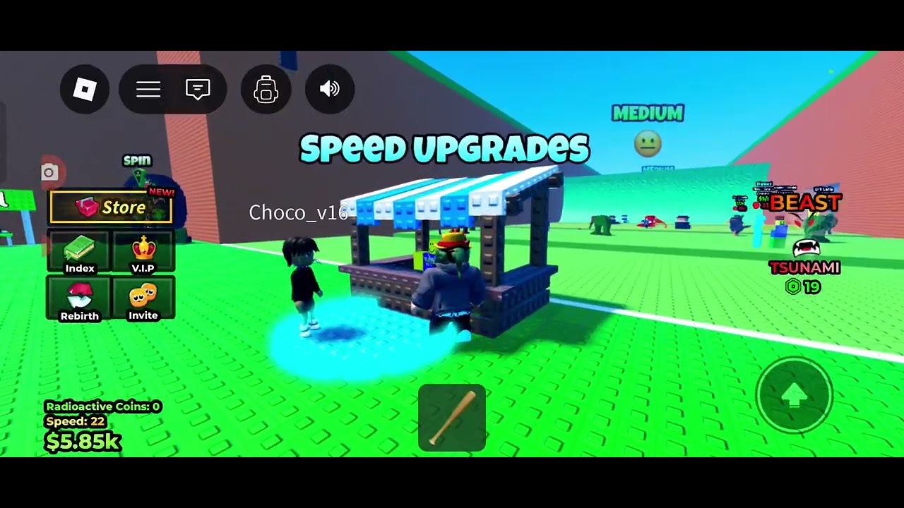 Survive the tsunami for the brainrots in roblox part 1