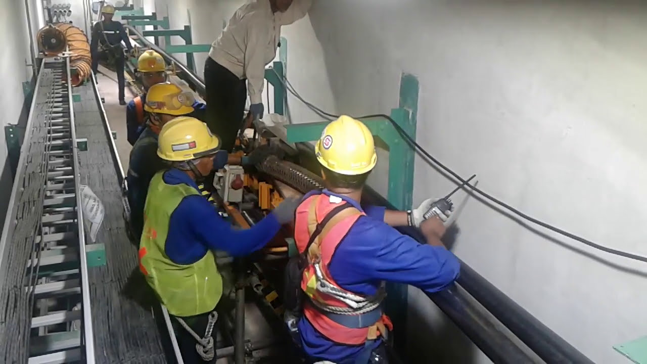 Proses Penarikan Cable Supreme 1C×1000 || Power Plant PT ASAHIMAS CHEMICAL
