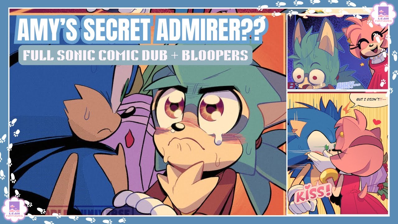 AMY'S SECRET ADMIRER? | SONAMY COMIC DUB + BLOOPERS