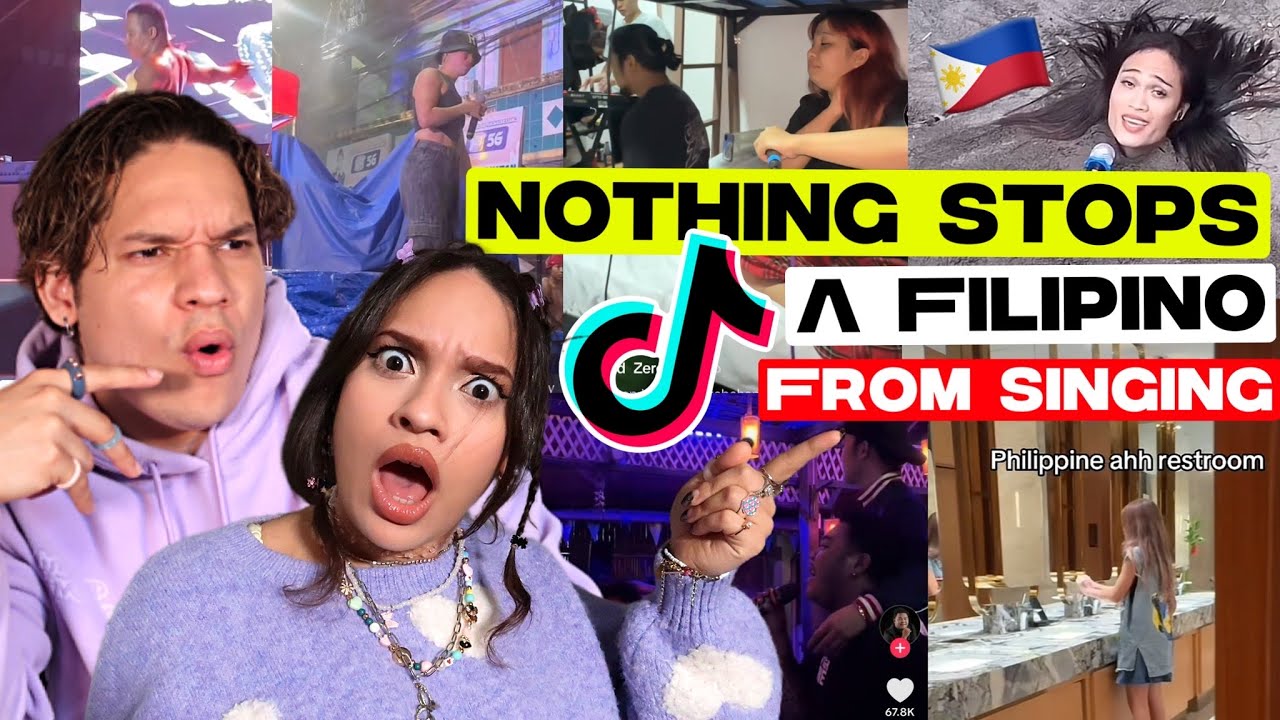 Nothing will STOP a Filipino from SINGING! | Latinos react to WILDEST Filipino Karaoke Videos