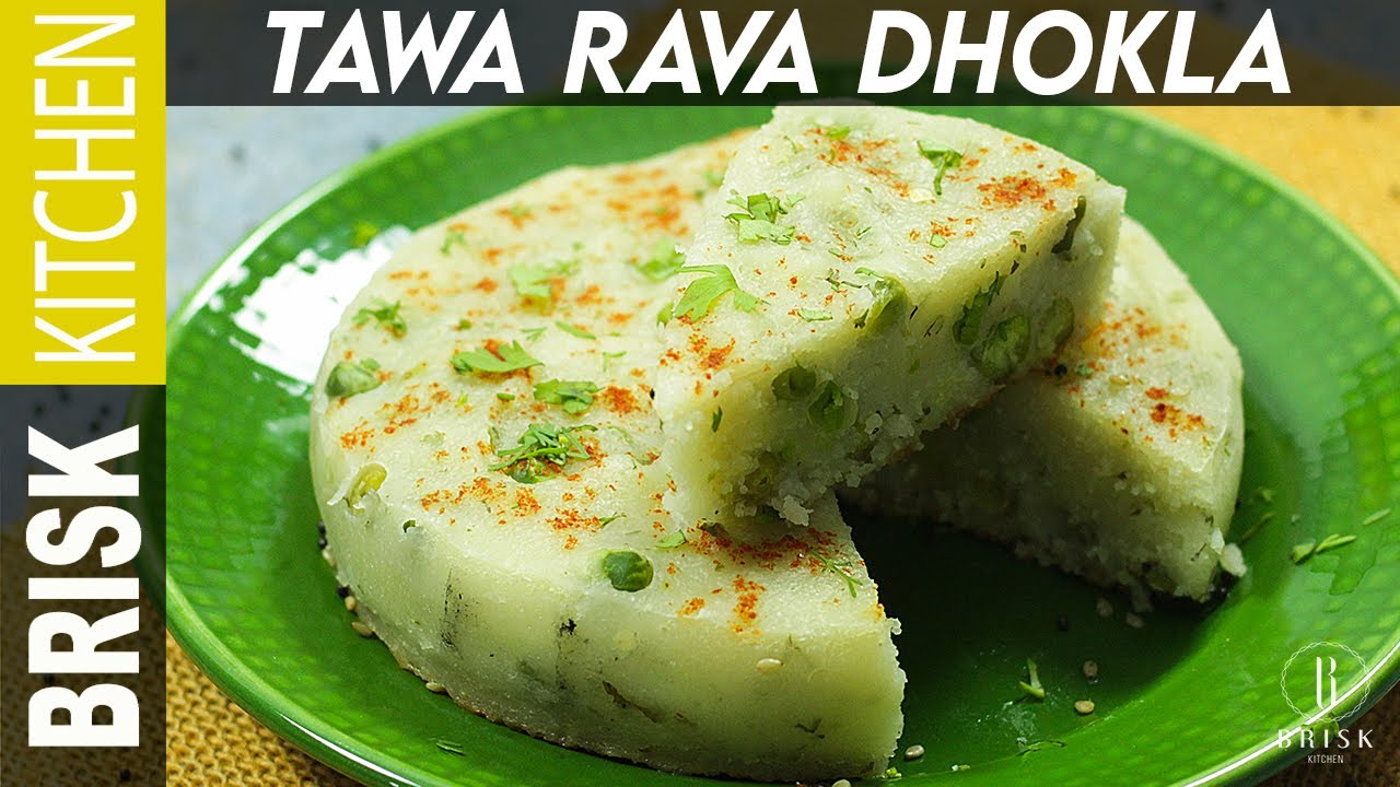 Tawa Rava Dhokla | How to Make Tawa Rava Dhokla | Homemade Tawa Rava Dhokla