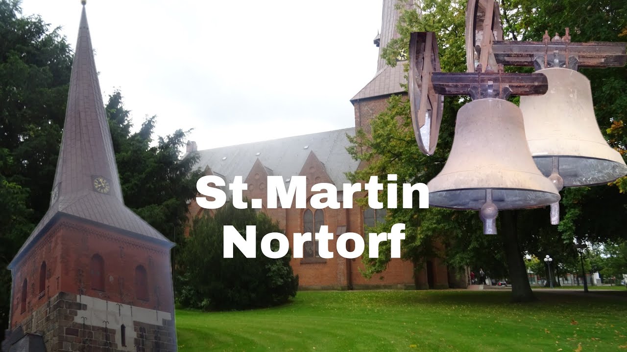 St.Martin Nortorf/Glocken der Ev.luth Kirche/Geläutpräsentation (Turmaufnahme)