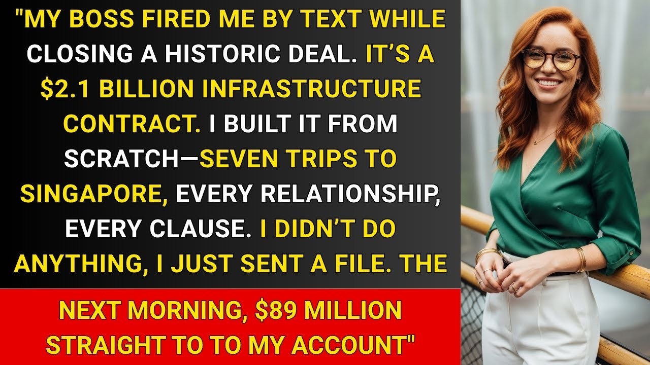 Boss Fired Me Mid Deal… I Finished the Contract Under MY Name and Took Everything