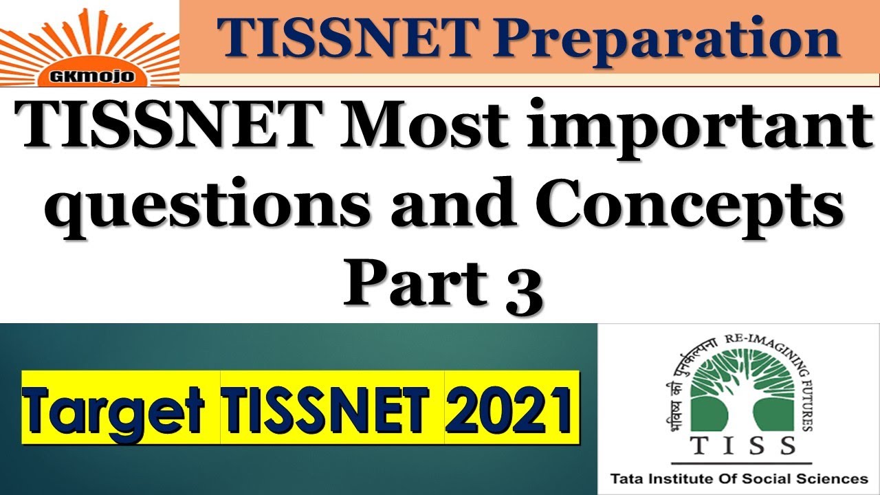 TISS most important questions and concepts part 3 | TISSNET 2021 | TISS preparation 2021
