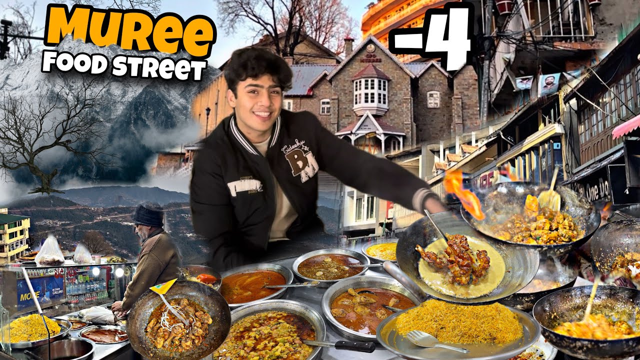 EXTREME DESI FOOD STREET IN MUREE PAKISTAN