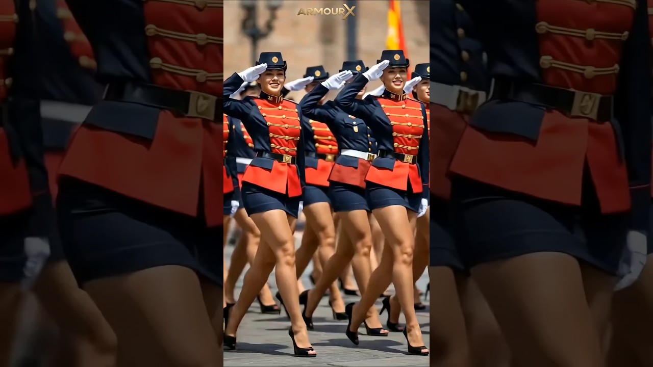 "The World’s Most Elegant March – Gorgeous Women in Uniform!" 