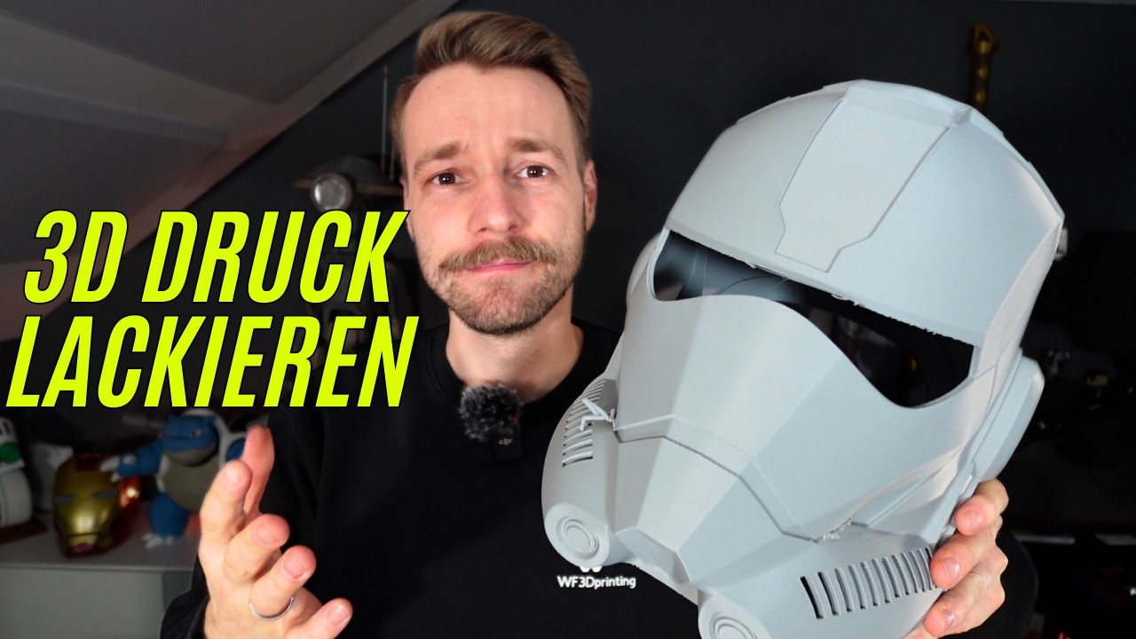 3D Drucke veredeln für Einsteiger  - Mein kompletter Prozess: Füllen, Schleifen, Lackieren
