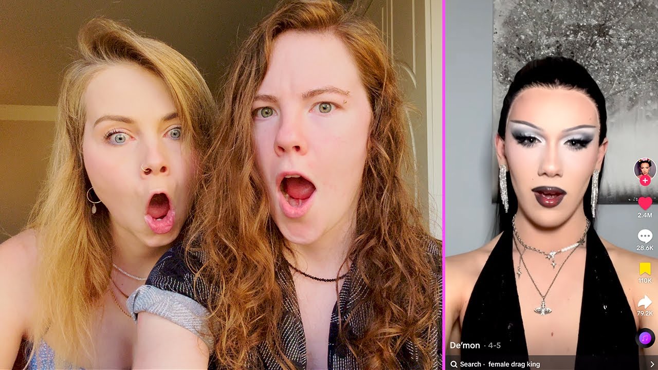 Reacting To TikTok Thirst Traps That Will DROP Your JAW! - Hailee And Kendra