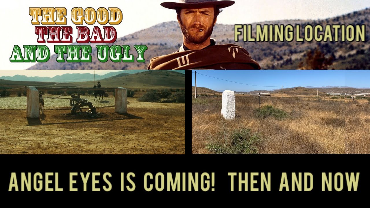 The Good the Bad and the Ugly - Filming Location - Angel Eyes is coming! Then and now