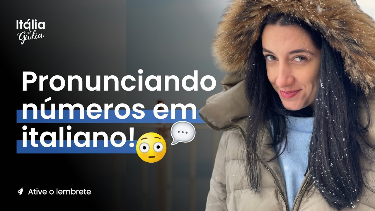 Falando números em italiano SEM ERRAR!