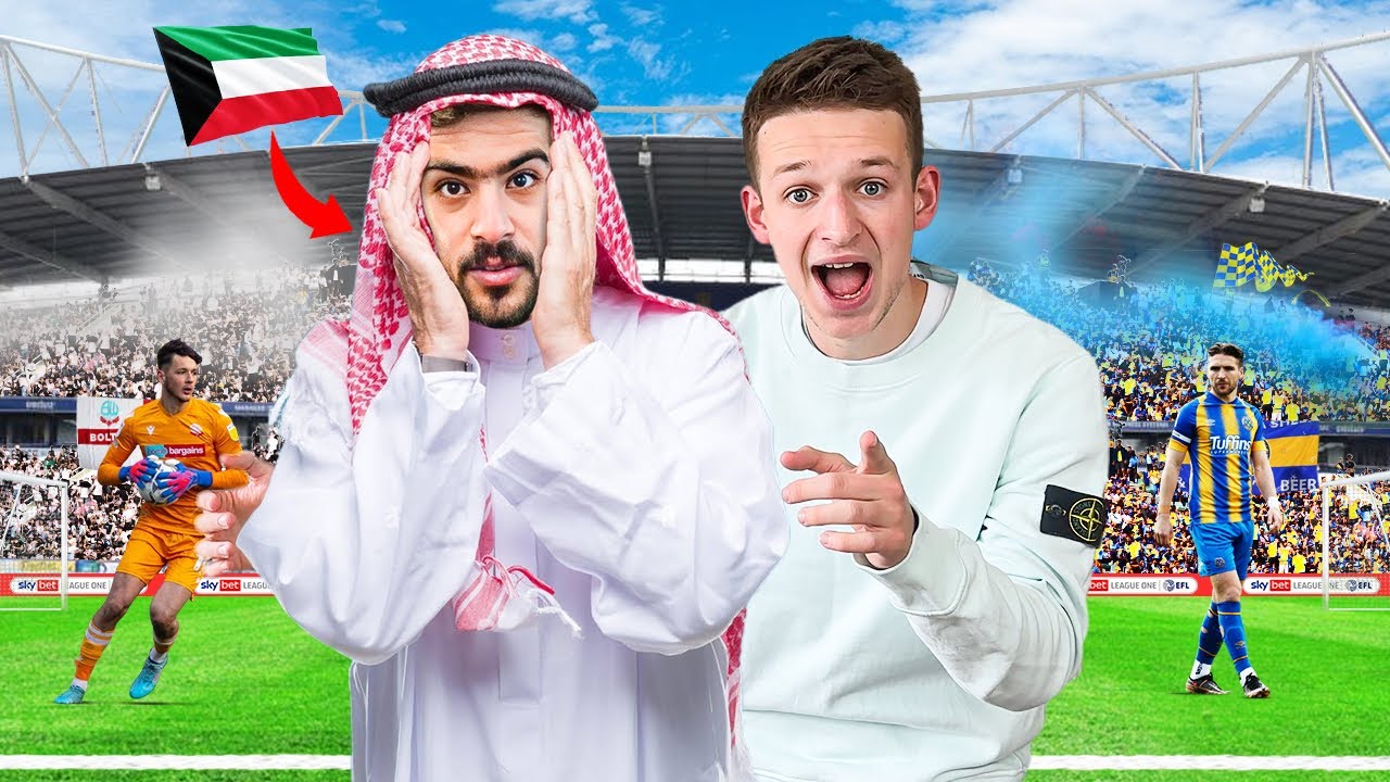 I Took Kuwait Football Fan to Bolton vs Shrewsbury&hellip;