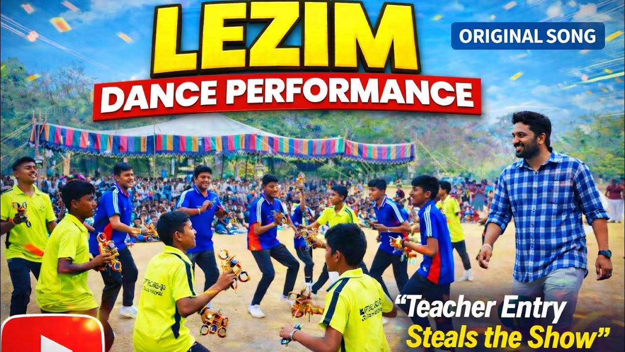 Goosebumps Lezim Dance 💥 | Teacher Entry Steals the Show 🔥 | MJPTBCWREIS Doulthabad #viral #yt #win 