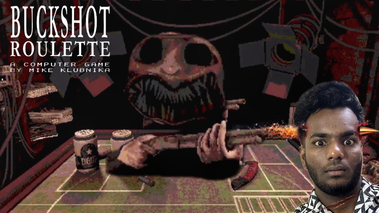 BUCKSHOT ROULETTE 👹 KILLER GAME  | COMDEY GAMEPLAY - #ghost #game #buckshotroulette #comedy #viral