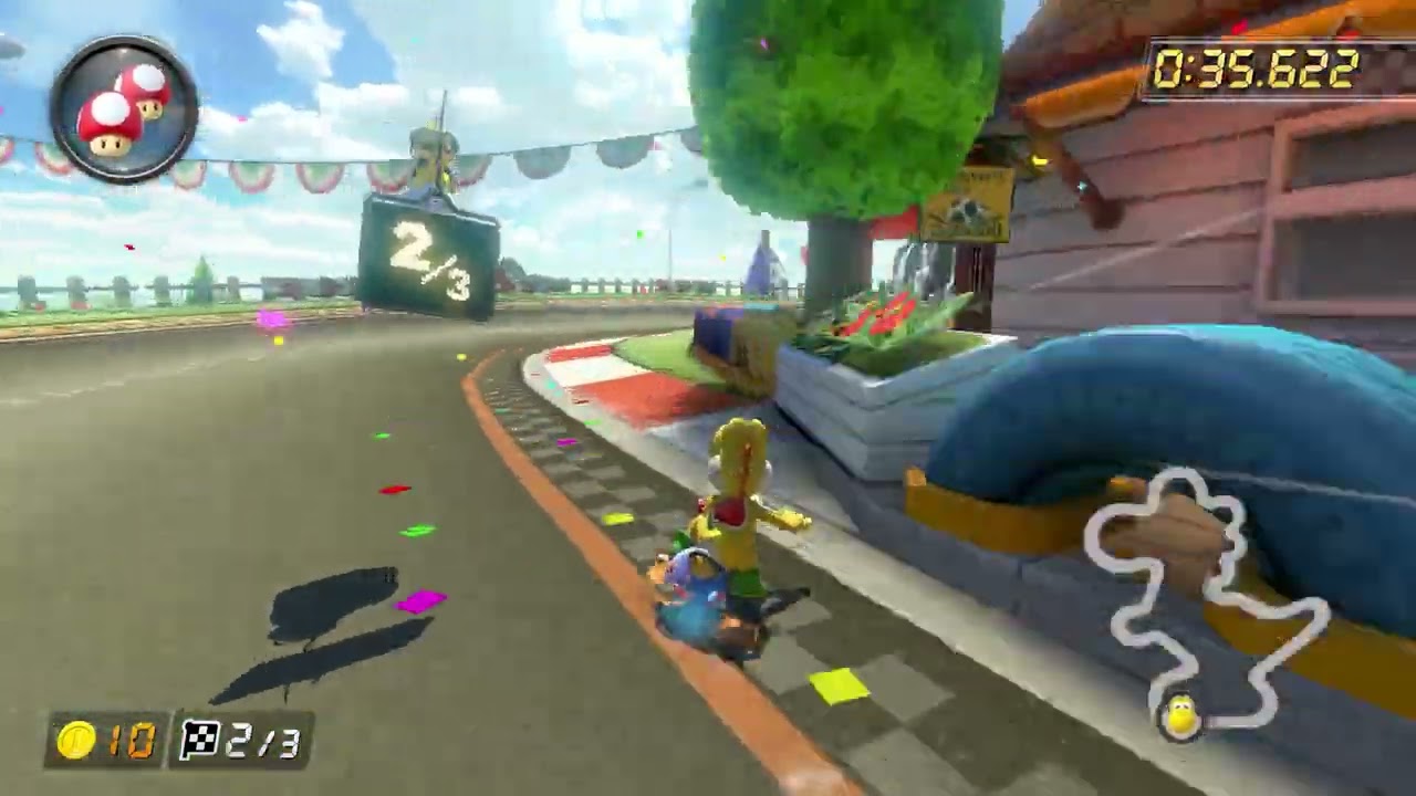 GCN Yoshi Circuit [150cc] - 1:41.072 - Vincent (Mario Kart 8 Deluxe World Record)
