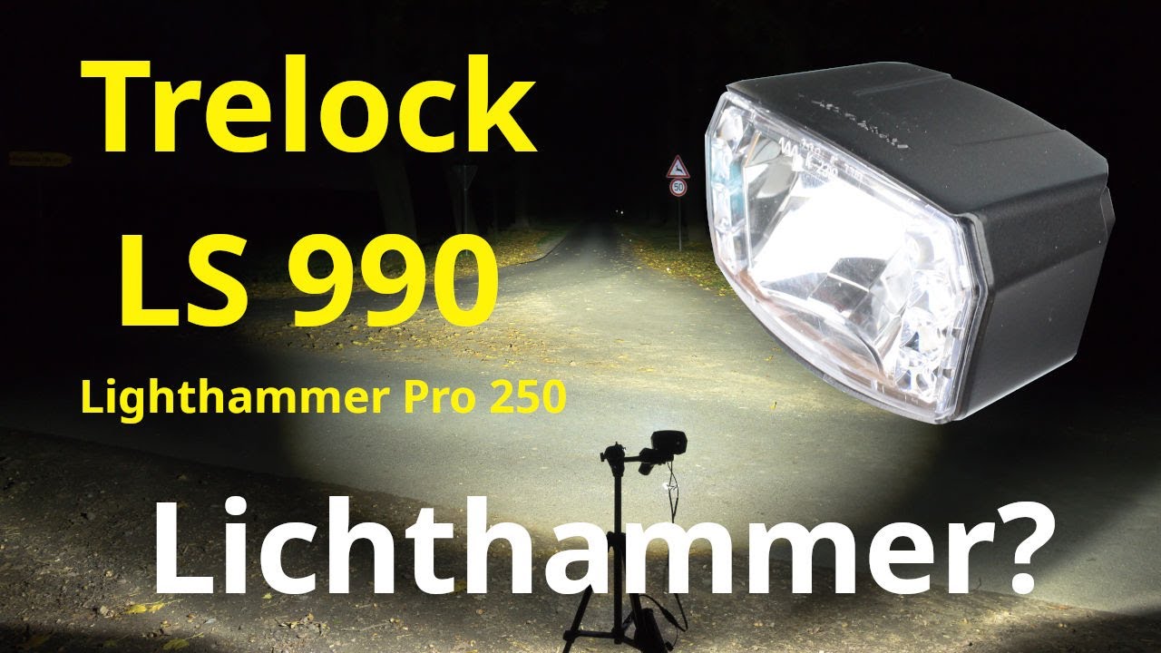 Trelock LS 990 Lighthammer Pro 250 - der Lichthammer? | E-Bike-Lampe im Test